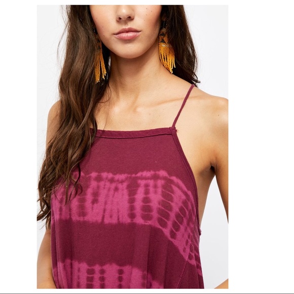 FREE PEOPLE BOHO FLOWY TUNIC MINI TANK DRESS A3C - Picture 10 of 15